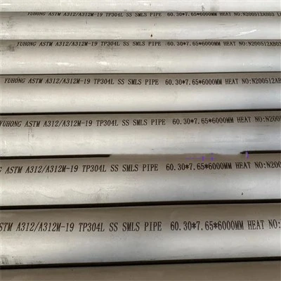 Tubo a parete spessa in acciaio inossidabile ASTM A312 TP304L